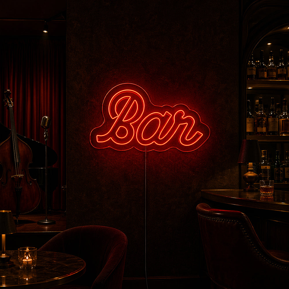 Signe du script de bar Signal conduit au néon - Made in London Club Pub Pub Signons