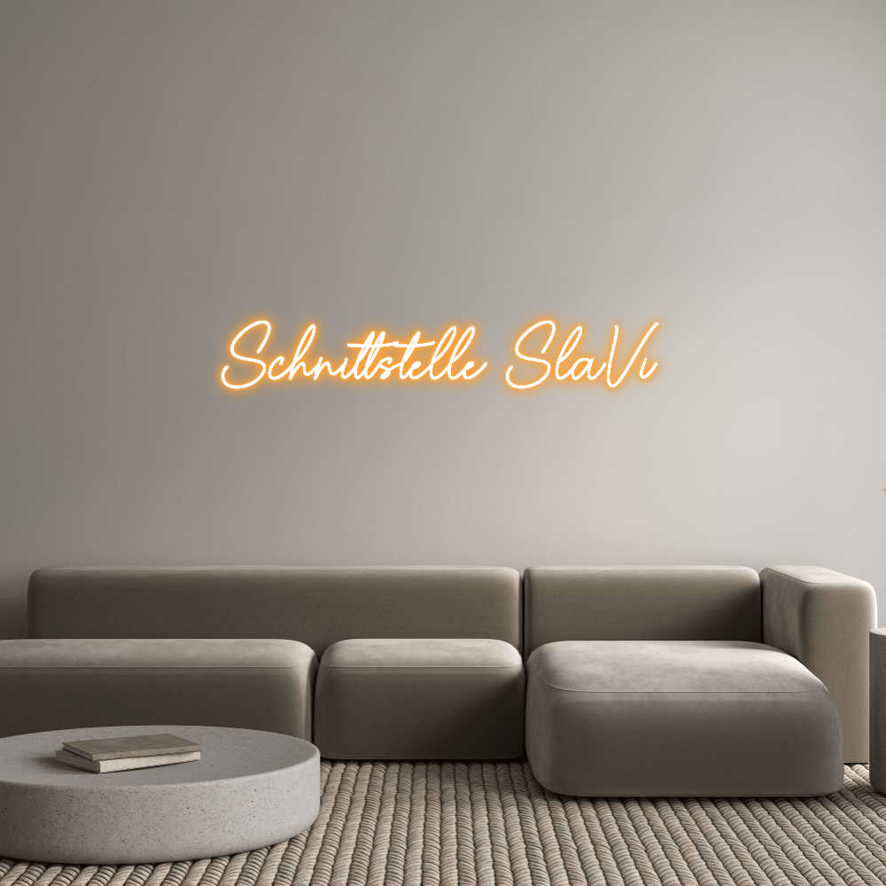 Editor on-line de letreiro de néon personalizado Schnittstelle S... - Planet Neon