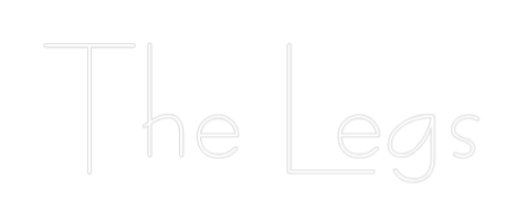 Custom Neon Sign Online Editor The Legs