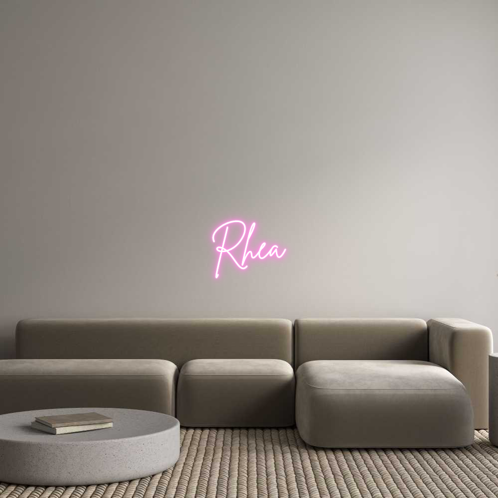 Custom Neon Sign Online Editor Rhea