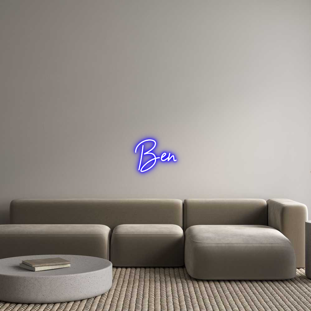 Custom Neon Sign Online Editor Ben