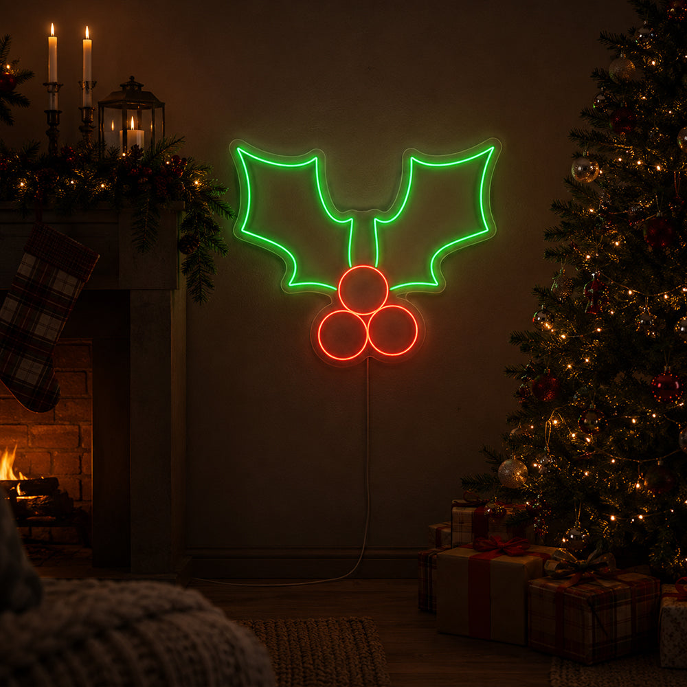 Weihnachtsmistel führte Neonschild - Made in London Decoration Neon Signs