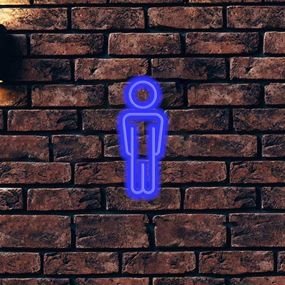 Unisex toilette ledet neonskilt - laget i London Baderom neonskilt