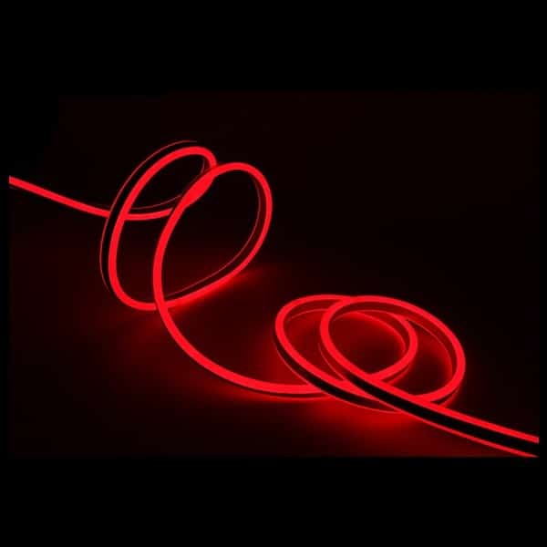 röd neon list dimbar
