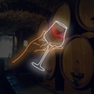 Vinglass LED neonskilt - LED neonskilt laget i London