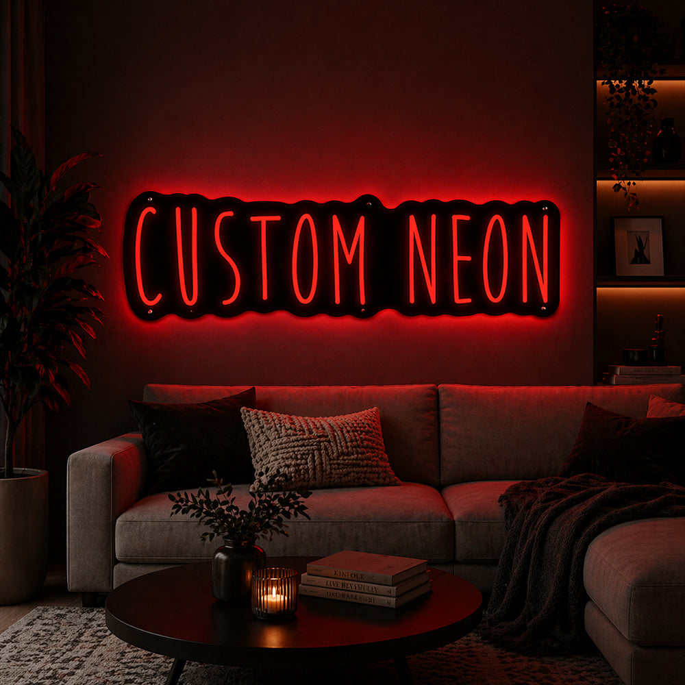 LED LED LED de costas personalizadas - editor online - Made in London - Crie seu próprio design