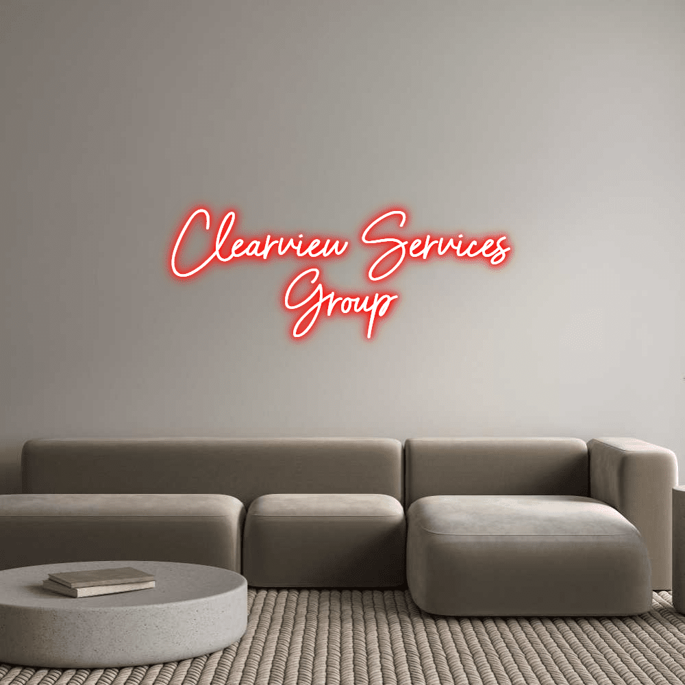 Éditeur en ligne d'enseignes au néon personnalisées Clearview Servi... - Planet Neon