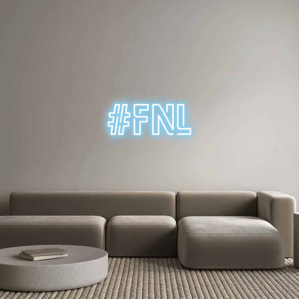 Editor online de letreiro de néon personalizado FNL - Planet Neon