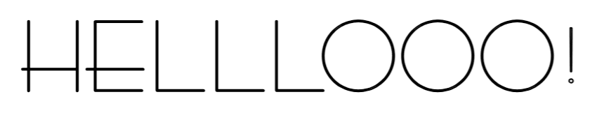 Editor online di insegne al neon personalizzate HELLLOOO! - Pianeta Neon