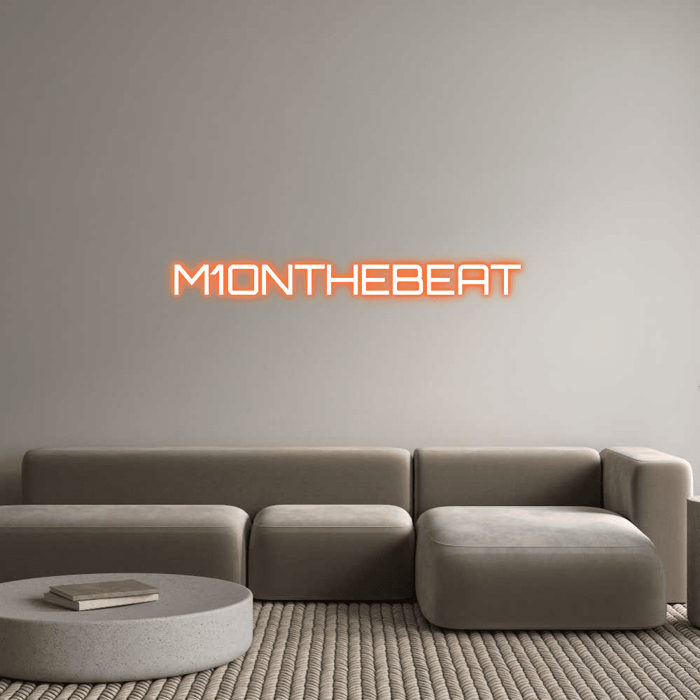 Editor on-line de letreiro de néon personalizado M1ONTHEBEAT - Planet Neon