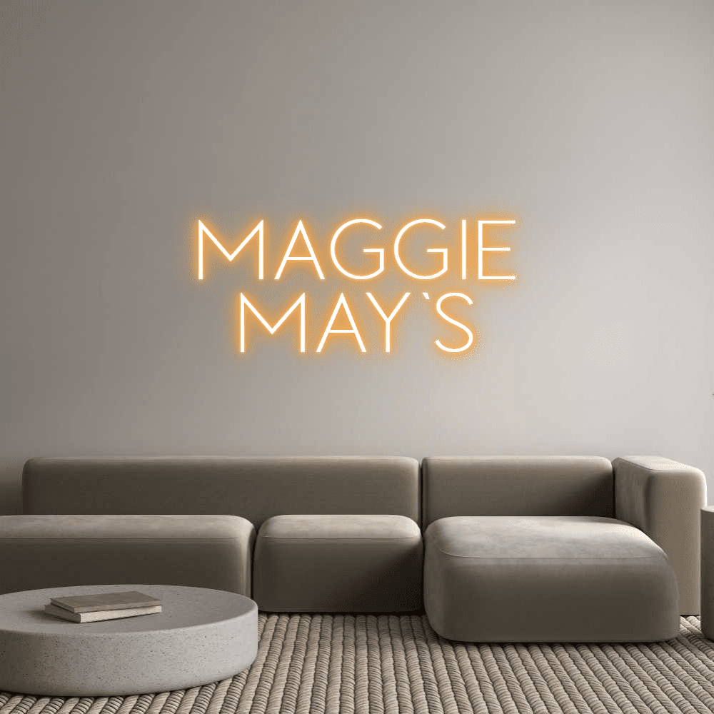 Éditeur en ligne d'enseignes lumineuses personnalisées MAGGIE MAY'S - Planet Neon
