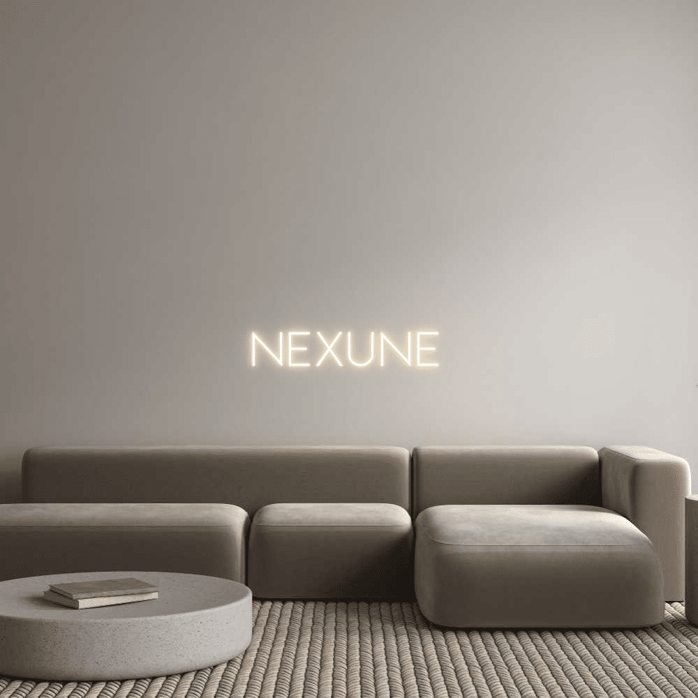 Editor online de letreiro de néon personalizado NEXUNE - Planet Neon