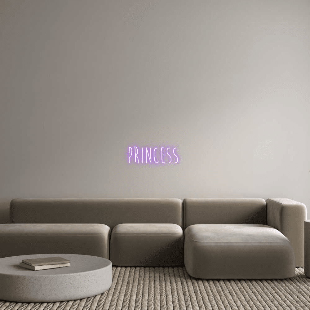 Editor online di insegne al neon personalizzate Principessa - Pianeta Neon