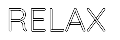 Editor on-line de letreiro de néon personalizado RELAX - Planet Neon