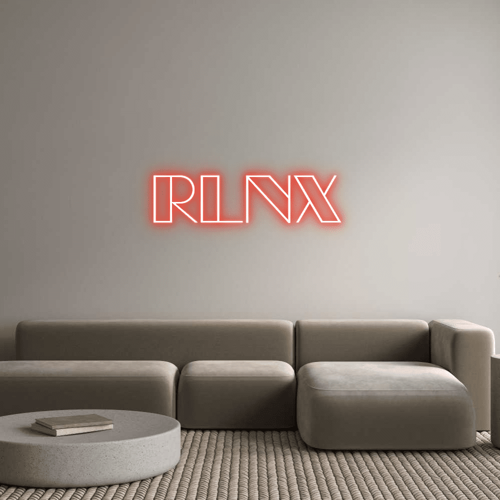 Editor online de letreiro de néon personalizado RLNX - Planet Neon