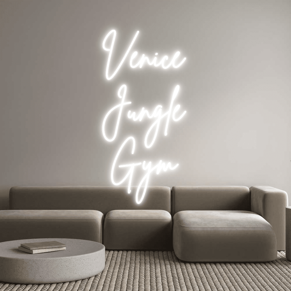 Editor on-line de letreiro de néon personalizado Venice Jungle... - Planet Neon