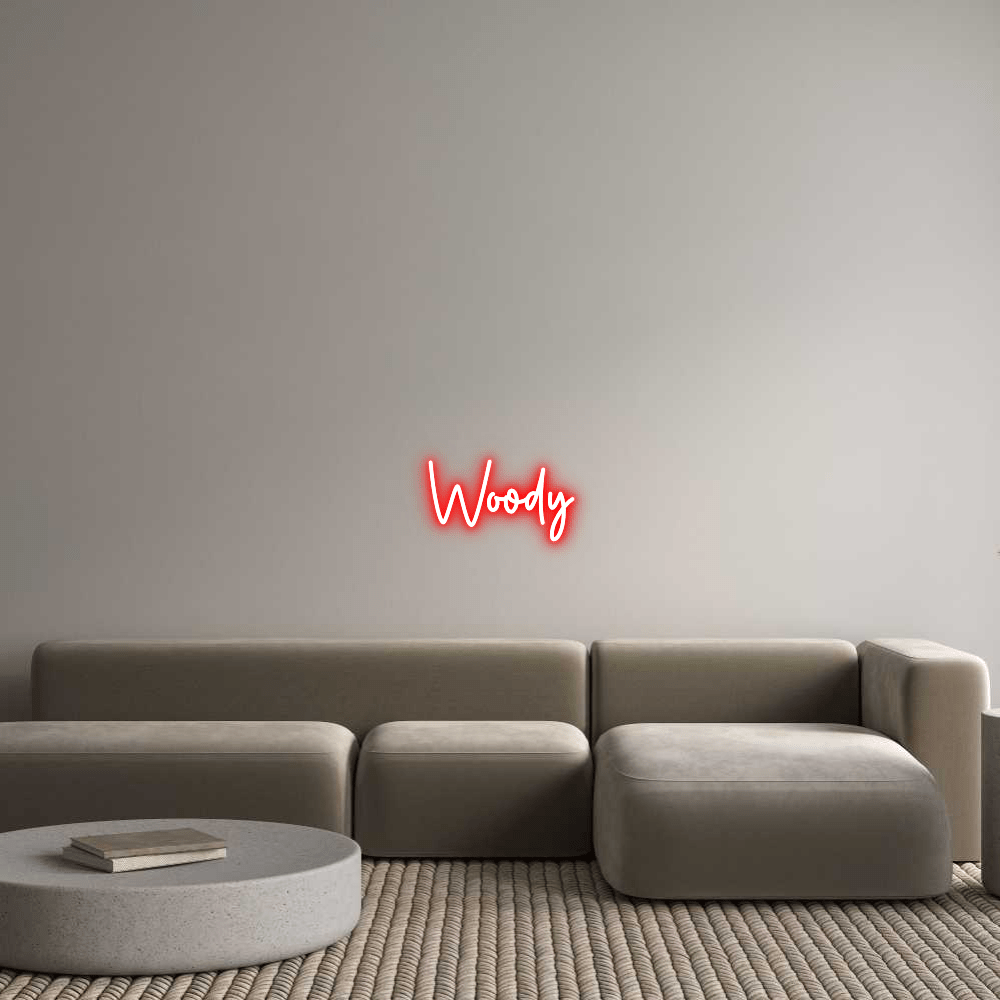 Éditeur en ligne d'enseignes lumineuses personnalisées Woody - Planet Neon