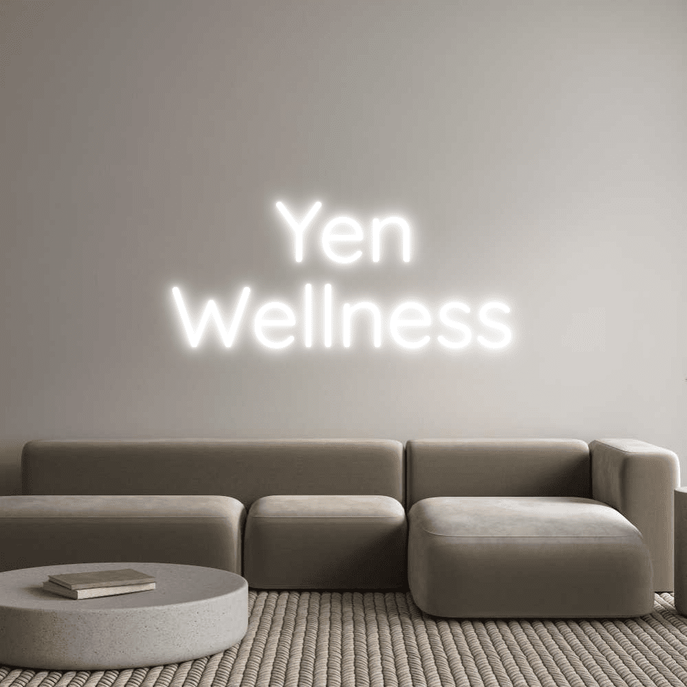 Éditeur en ligne d'enseignes lumineuses personnalisées Yen Wellness - Planet Neon