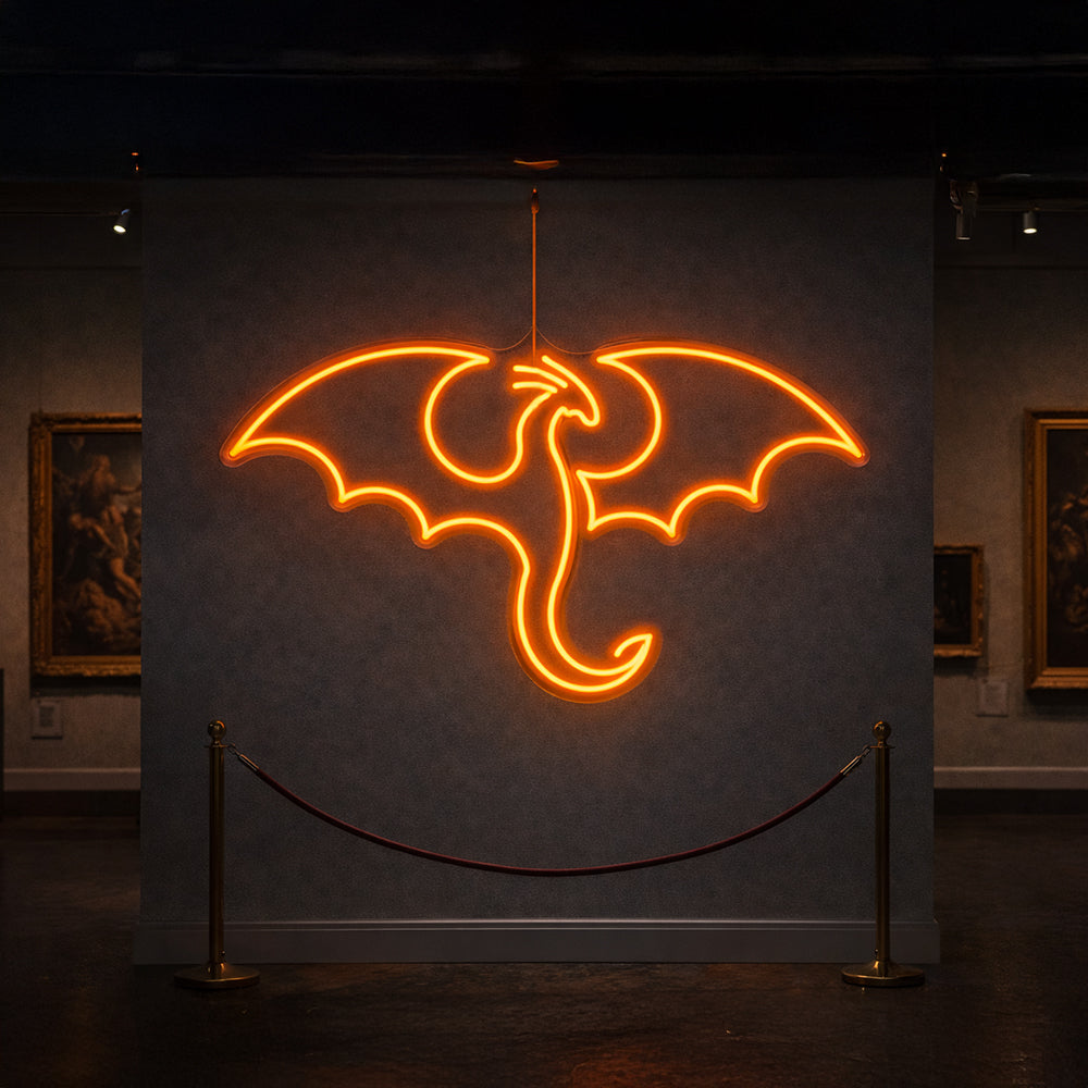 Flying Dragon LED NEON SIGNE - Planet Neon Made in London Neon Signons