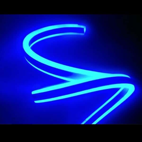 I LumoS 8x16mm BLAU Flexibles IP65 Dimmbares doppelseitiges LED-Neonlichtband 12V DC 9W/m - Planet Neon