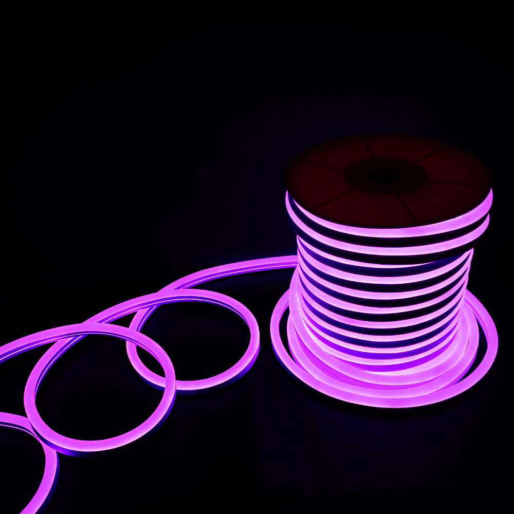I LumoS 15x25mm Lila Flexible IP65 Dimmbare LED-Neon-Streifenleuchte 12V 14W/m