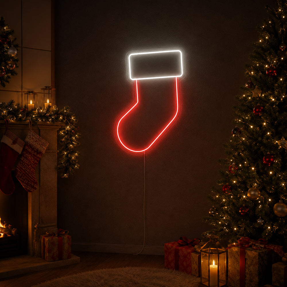 Weihnachten Red Sticking LED -Neonschild - Made in London Neon Zeichen