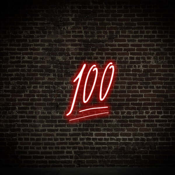 100 LED-Leuchtreklamen – Made in London Emoji-Leuchtreklamen – Planet Neon