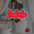 Drunk In Love Bakgrunnsbelyst LED Neon-skilt