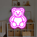 Teddybear Bakgrunnsbelyst LED Neon-skilt