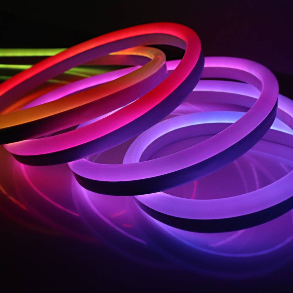I LumoS 15x25mm DIGITAL RGB Flexible IP65 Dimmable LED Neon Strip Light 24V 10W/m - Planet Neon