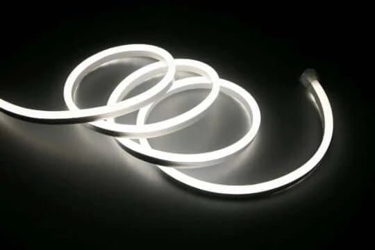 I LumoS 8 X 16mm PURE WHITE Flexible IP65 Waterproof Dimmable Neon LED Strip Light 220 – 240V 9W/m - Planet Neon