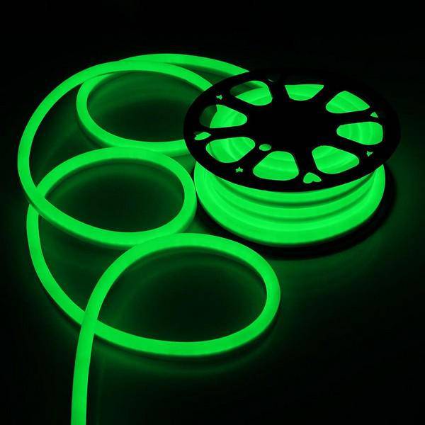 I LumoS 8x16mm GRÜN Flexibles IP65 Dimmbares LED-Neonlichtband 12V 9W/m - Planet Neon