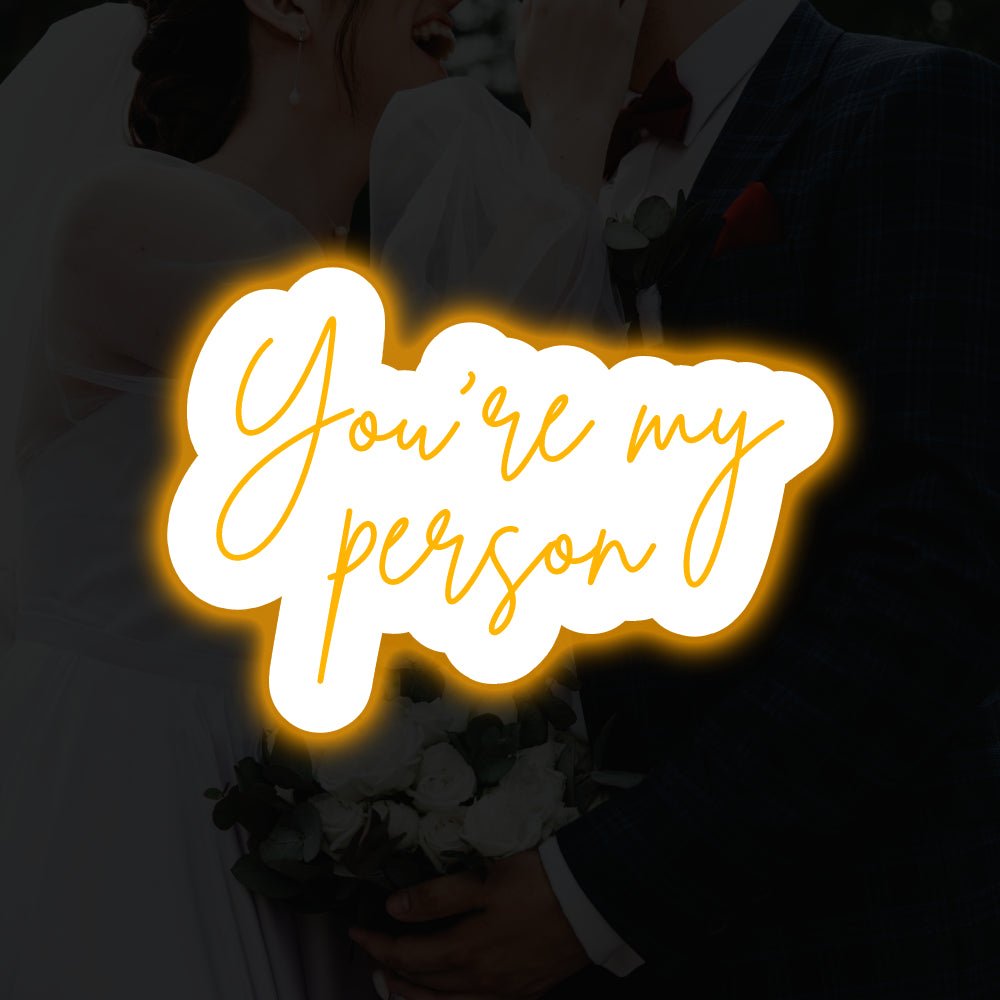 Je bent mijn persoon LED-neonreclame met achtergrondverlichting - Planet Neon